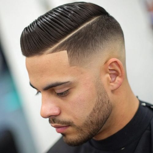 Comb Over Taper Fade