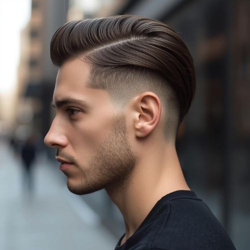 Long Comb Over Fade