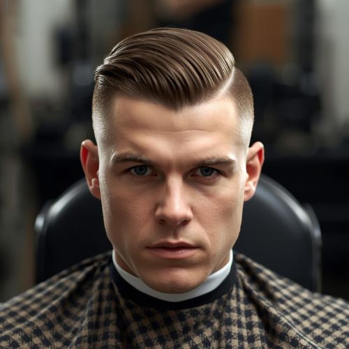 Military Comb Over Fade