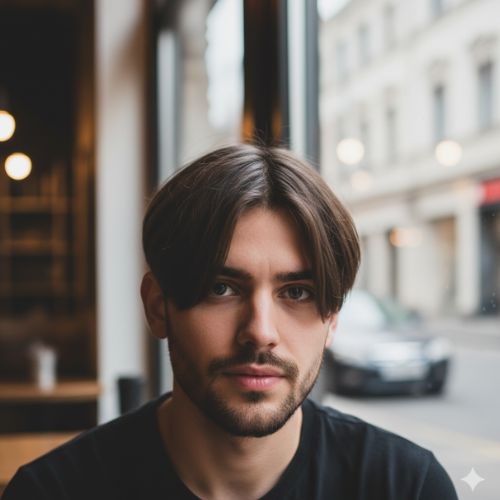 Curtain Bangs with an Undercut