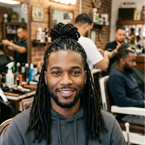Half-Up Half-Down Locs