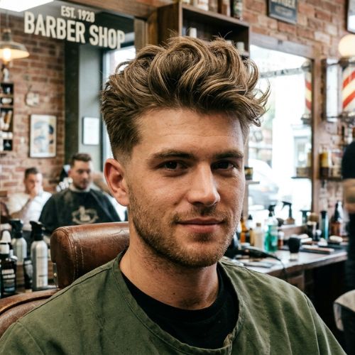 Messy Textured Quiff