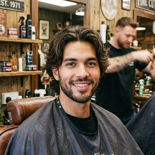 Textured Middle Part Flow