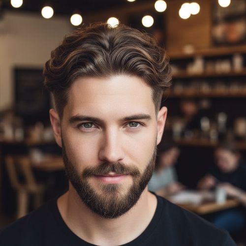 The Buzzed Sides Middle Part