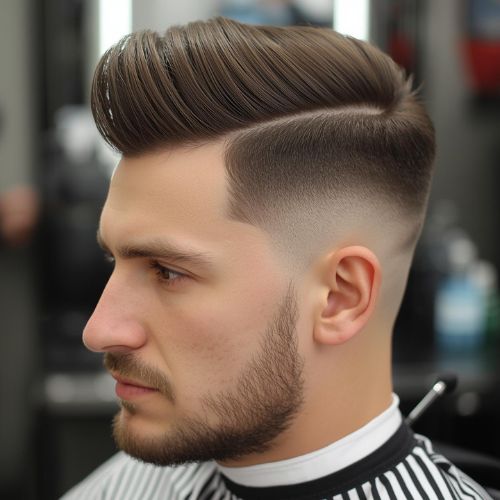 Thick Quiff Fade