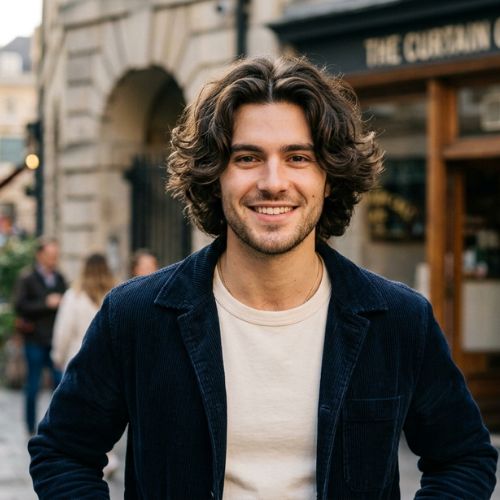 Voluminous Parted Curtains