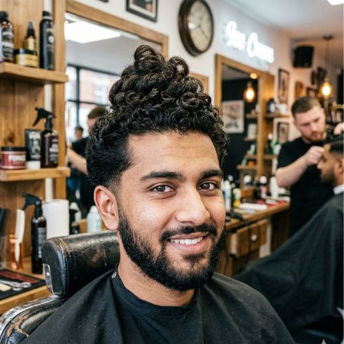Curly Ice Cream Haircut