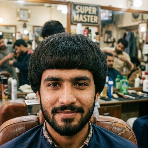 Rounded Scoop Haircut