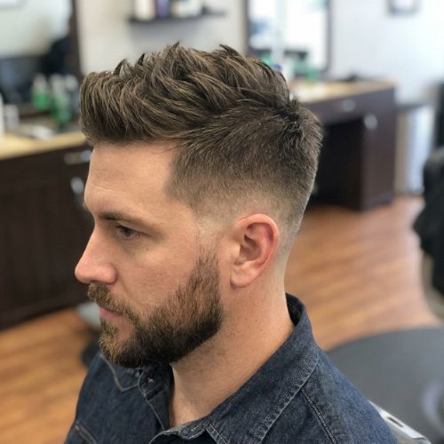 Faux Hawk with Low Fade
