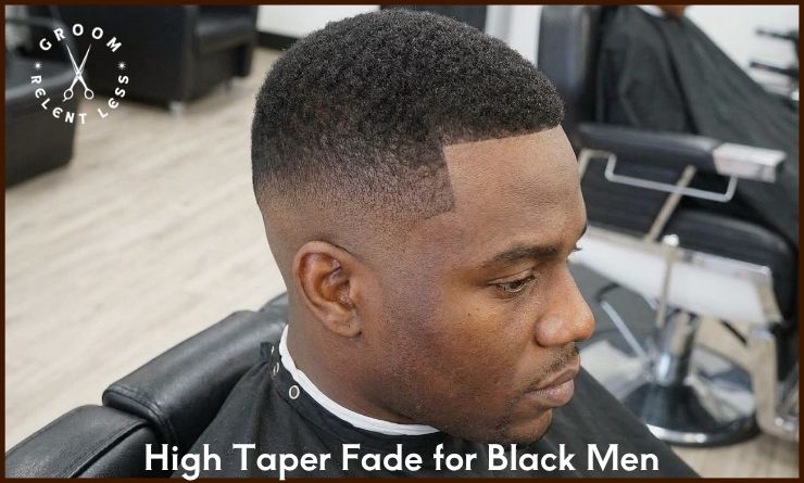 High Taper Fade for Black Men