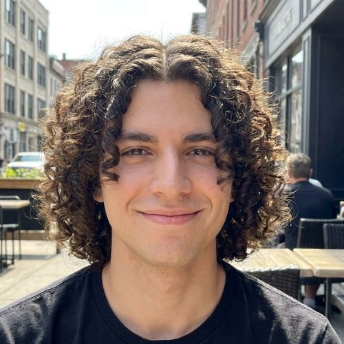 Middle Part Curly Hair