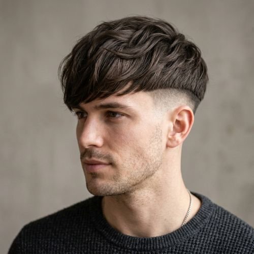 Modern Bowl Cut with Long Top