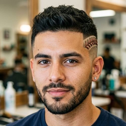 Baseball Laces Haircut