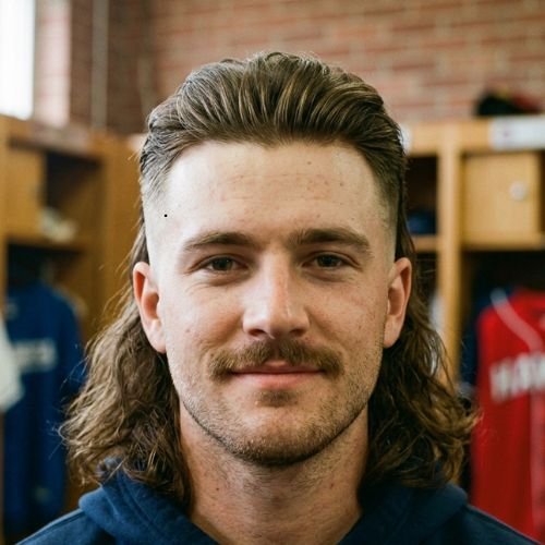 Baseball Mullet Haircut
