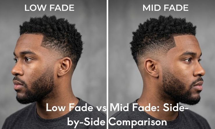 Low Fade vs Mid Fade Side-by-Side Comparison
