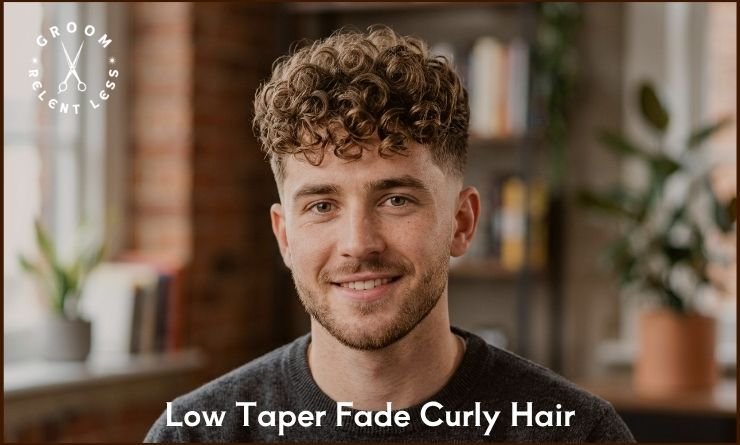 Low Taper Fade Curly Hair