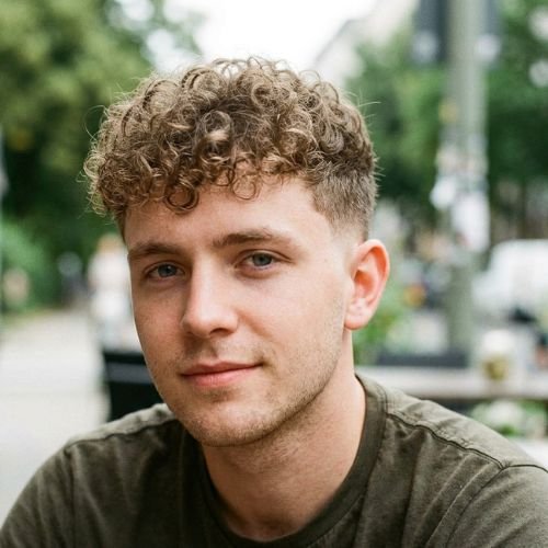 Low Taper Thin Curly Hair