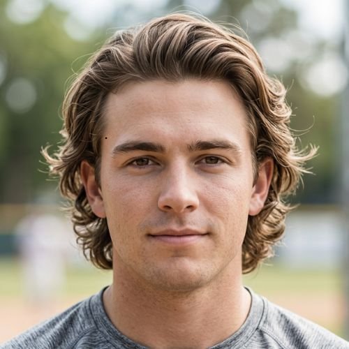 Medium Length Baseball Flow Haircut