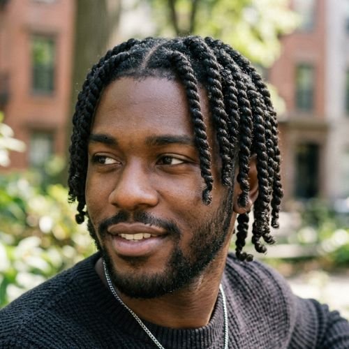 Medium Two Strand Twist Men