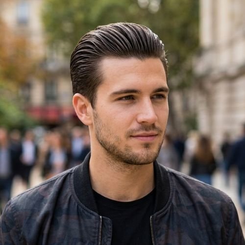Slick Back Short Hairstyles