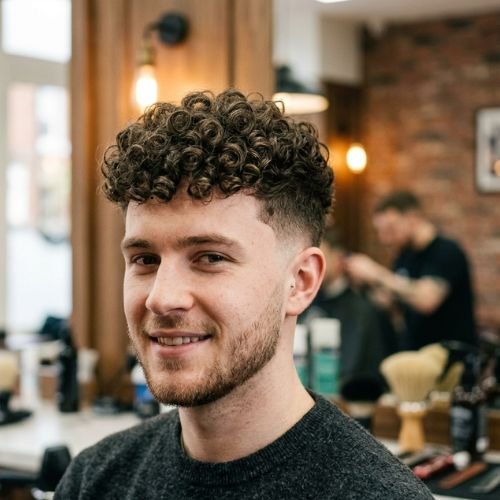 Sponge Curls with Low Taper