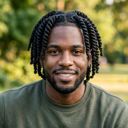 Thick Two Strand Twist Men