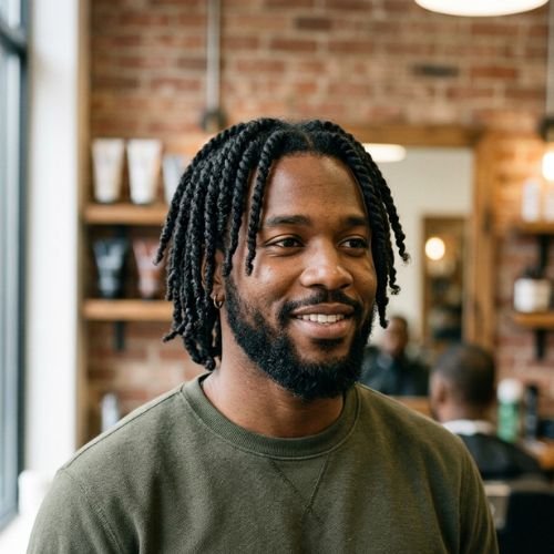 Two Strand Twist Dreads Men