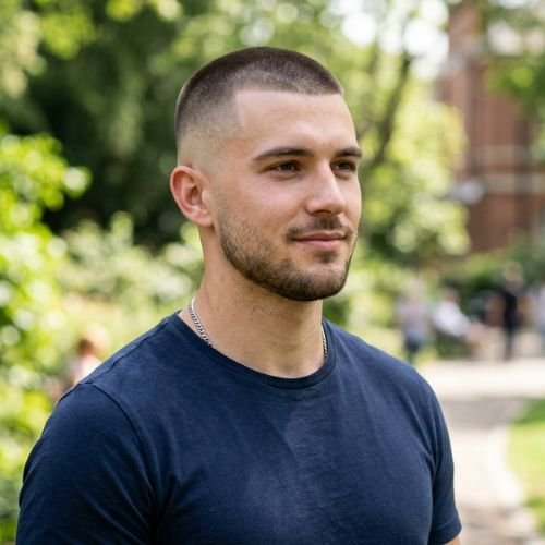 16 Guard Buzz Cut with Fade