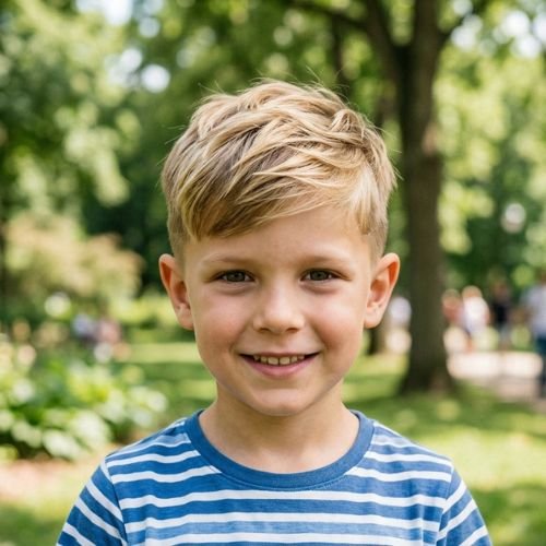 Blonde White Boy Haircuts