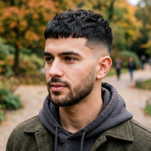 Burst Fade French Crop