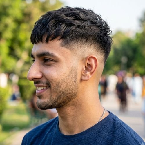 Burst Fade X French Crop