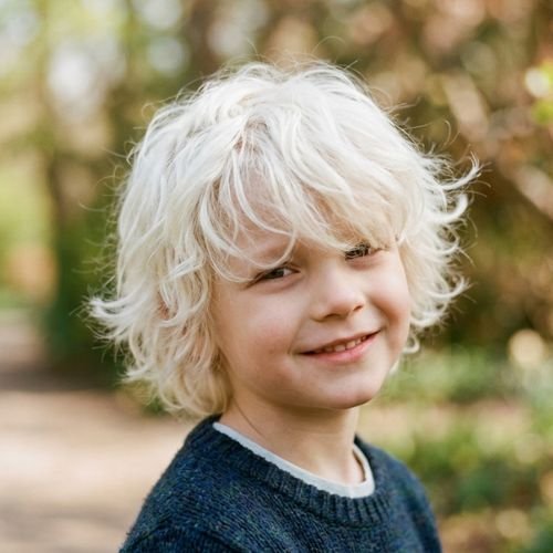 Fluffy White Boy Haircuts