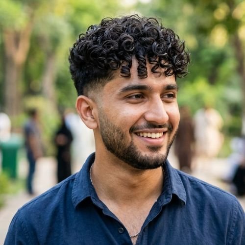 Taper Haircuts for 3A Curly Hair Men